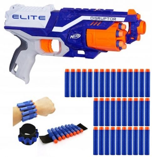  NERF ELITE DISRUPTOR + EXTRA 30 DARDI E UNA FASCIA