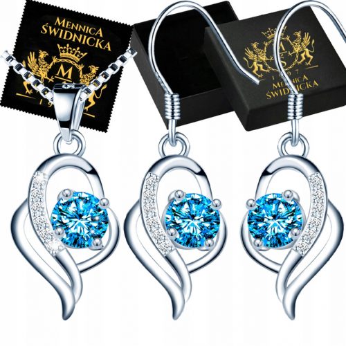  Set orecchini collana argento regalo argento