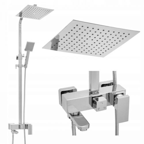  Pannello doccia Yoka Home Cube con miscelatore silver