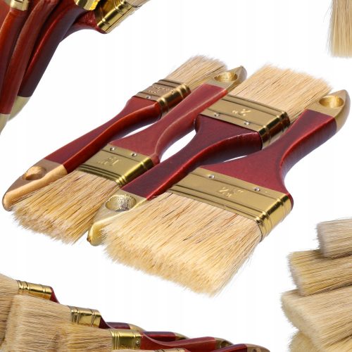 Set pennelli piatti dritti Gold Tools 5 cm