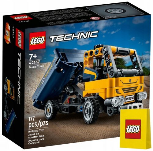  LEGO Technic Autocarro con cassone ribaltabile 42147 + Sacchetto di carta LEGO 001-2021-2022-2023-2024