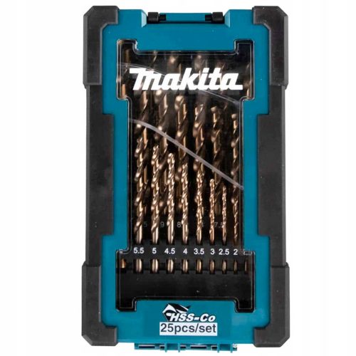 Set di punte al cobalto Makita 25 pezzi