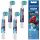  Testine per spazzolino Oral-B Spiderman, 4 pezzi