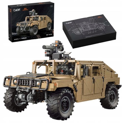  Cada Humvee blocchi blocchi da costruzione C61036W Humvee 1:8 3935 pz.