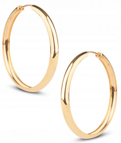 ORECCHINI A CERCHIO CLASSICI IN ORO 33MM 585