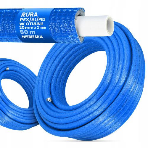 Tubo Multistrato PEX/AL/PEX 16x2 coibentato 50m