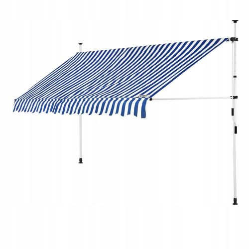  Tenda da sole 350 x 180 cm in metallo