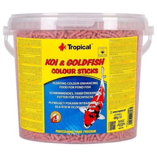  Tropical Koi & Goldfish Color Sticks mangime per pesci 430 g