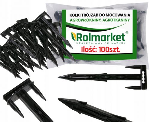 Perno per agrotessile - Mollette Rolmarket 17x5 cm 100 pz.