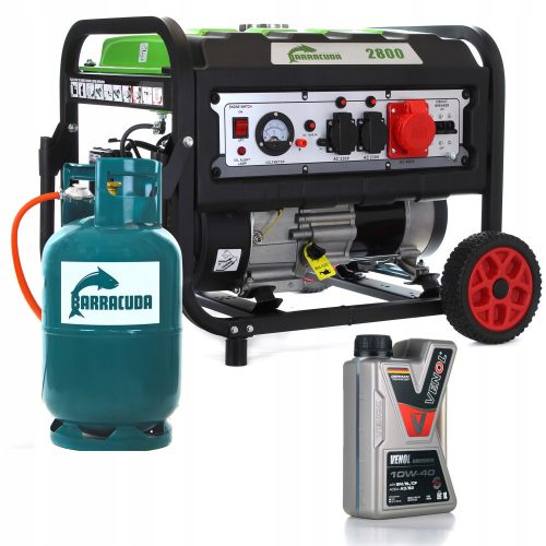 Generatore portatile trifase Barracuda 2800 W benzina