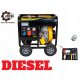 Generatore diesel portatile trifase HDM da 5000 W