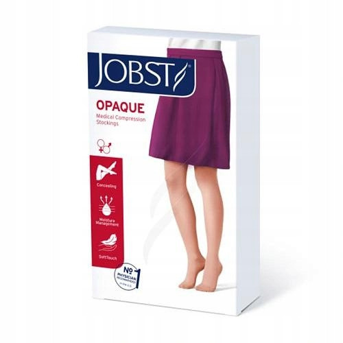  Calze lunghe COMPRESSION COMFORTABLE JOBST OPAQUE nude, taglia 6