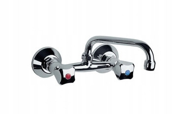  Rubinetto lavabo a parete Kfa Standard cromato