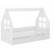  Letto in legno Wooden Toys 74 x 144 cm bianco