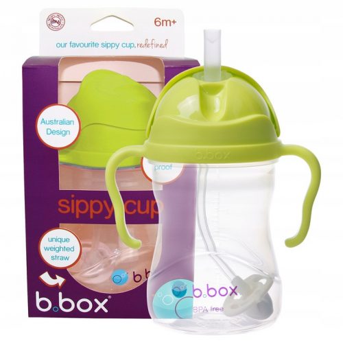 B.Box BB00512 bicchiere con cannuccia 240 ml verde