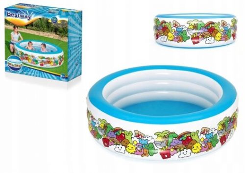 Piscina gonfiabile rotonda Bestway 196 x 196 cm