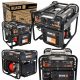 Generatore portatile monofase Nero 3400 W benzina