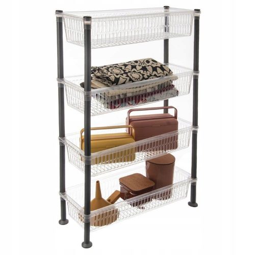  Cestino organizer per scaffale da cucina stretto