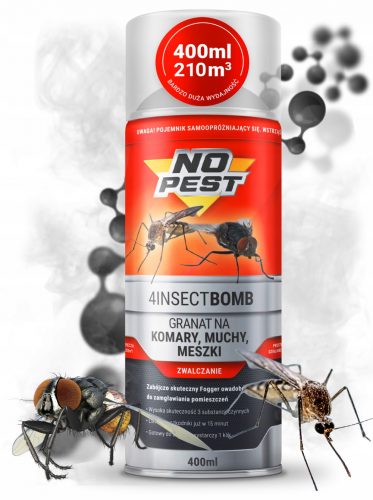  Fumogeno contro zanzare, mosche No-Pest 0,4 kg 400 ml