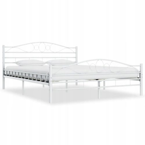  VidaXL 285303 letto matrimoniale in metallo 140x200 bianco