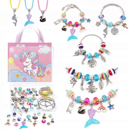  KIT PER LA REALIZZAZIONE DI BRACCIALI CON PERLINE DI CHARMS