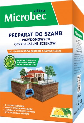  Polvere preparazione fossa settica Bros 0 l 1,2 kg + GUANTI MONOUSO IN HDPE DABSTER.PL 2 pz