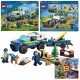  LEGO City 65319 Addestramento cani poliziotto sul campo Auto della polizia Rimorchio dell'auto della polizia + CATALOGO LEGO 2024 NOVITÀ