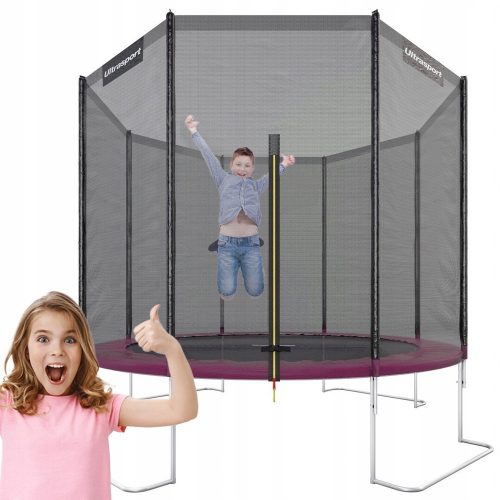 Trampolino - Trampolino con rete Ultrasport 305 cm FT 10 (304-312 cm)