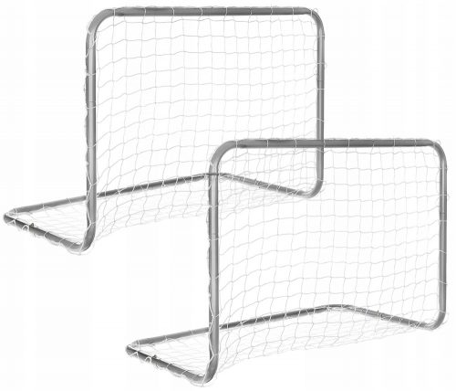 SET DI 2 PORTE DA CALCIO CON RETE 78x56x45