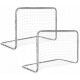 SET DI 2 PORTE DA CALCIO CON RETE 78x56x45