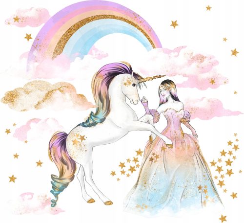  Adesivi murali Unicorno Arcobaleno per bambini