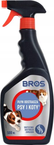  Bros repellente cane e gatto liquido 500 ml + GUANTI MONOUSO HDPE DABSTER.PL 2 pz