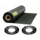 Agrotessile - Agrotessile da giardino con spilli Plonos 80 cm x 100 m 50 g/m² nero