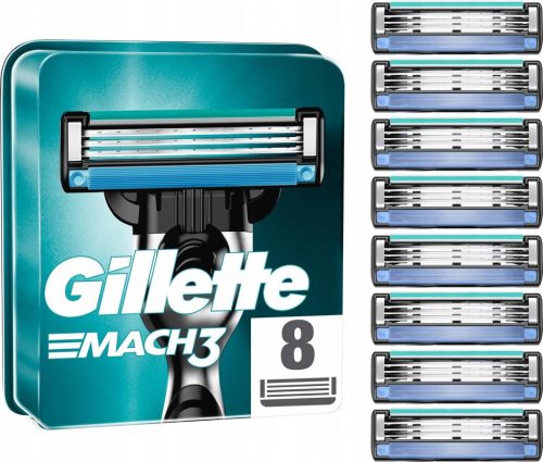  Lame di ricambio GILLETTE MACH3 - 8 pz