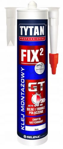 Adesivo di montaggio Tytan Professional Fix2 GT 290 ml bianco