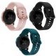  3x CINTURINO UNIVERSALE IN SILICONE per SMARTWATCH 20mm