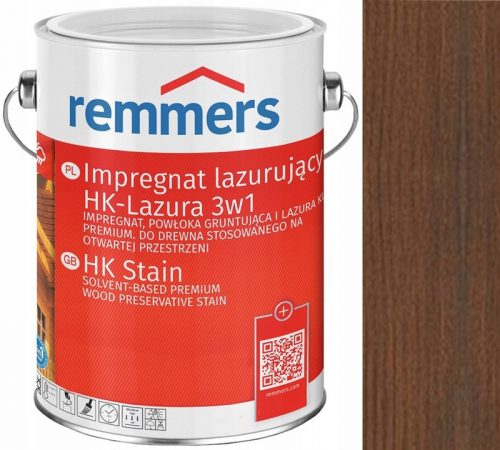 REMMERS HK-LASUR COLORANTE PER FACCIATE 5L NOCE