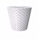 Vaso da giardino - Vaso da fiori Prosperplast 60 cm x 60 x 59 cm diametro 60 cm plastica bianca