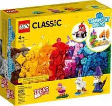  LEGO Classic 11013 Mattoncini trasparenti creativi