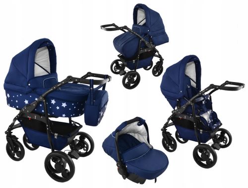  BAVARIO stars BLU SCURO Passeggino 3in1