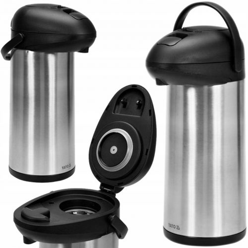 Thermos per bevande Yato YG-07019, 5 l, argento