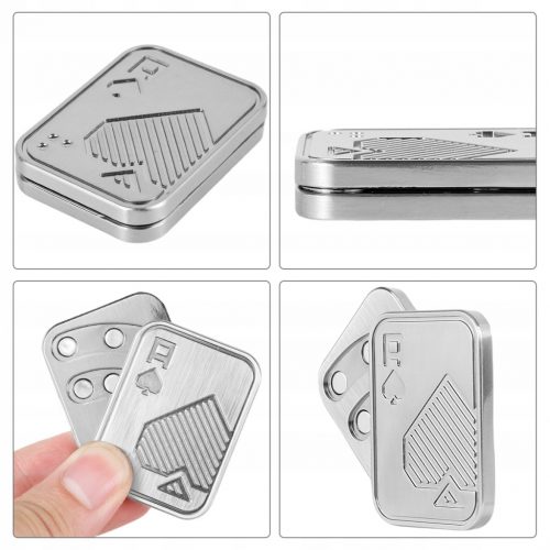  Giocattolo di CARTE in metallo EDC antistress FIDGET