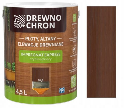  PROTEZIONE LEGNO IMPREGNATO ROVERE EXPRESS 4,5L