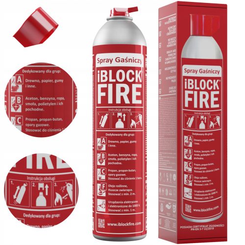 PartGroup iBlockFIRE spray estinguente 600 ml