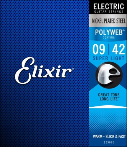  Corde Elixir PolyWeb nichelate (9-42)