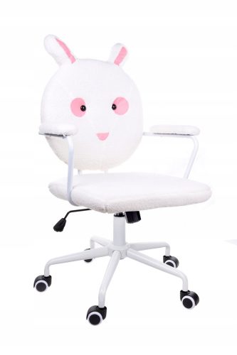  SEDIA DA UFFICIO BAMBINO GIOSEDIO BUNNY, BIANCO