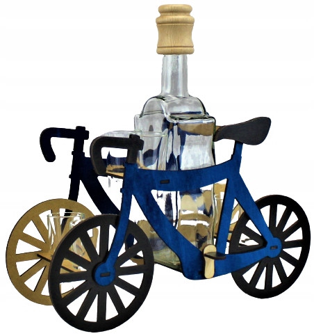  Caraffa per bicicletta con occhiali, BLU