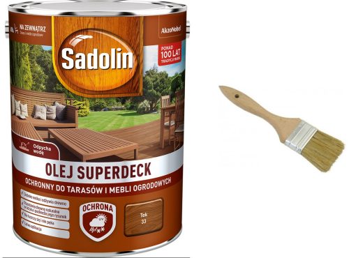 Sadolin Superdeck Tek olio per legno 5 l