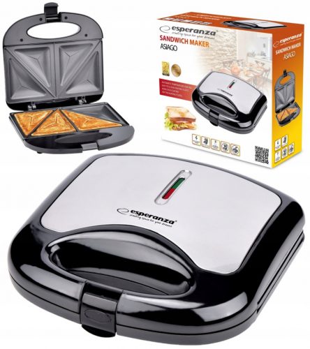  Tostapane Esperanza TOSTAPANE SANDWICH argento/grigio 1000 W