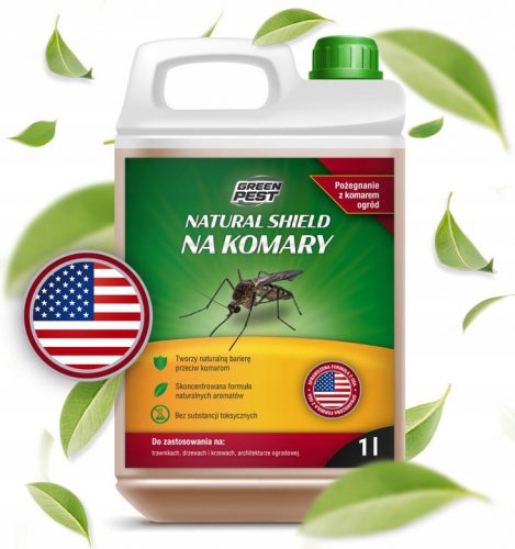  Liquido contro zecche e zanzare Green Pest 1000 ml